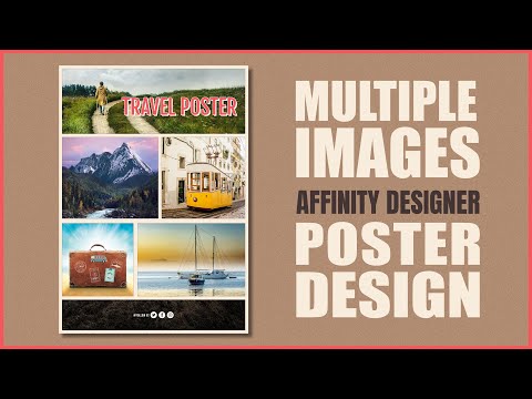 Multi Images Poster Design | Affinity Designer