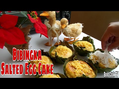 YUMMIEST & EASIEST BIBINGKA RECIPE / SALTED EGG CAKE / Bold Cook TV