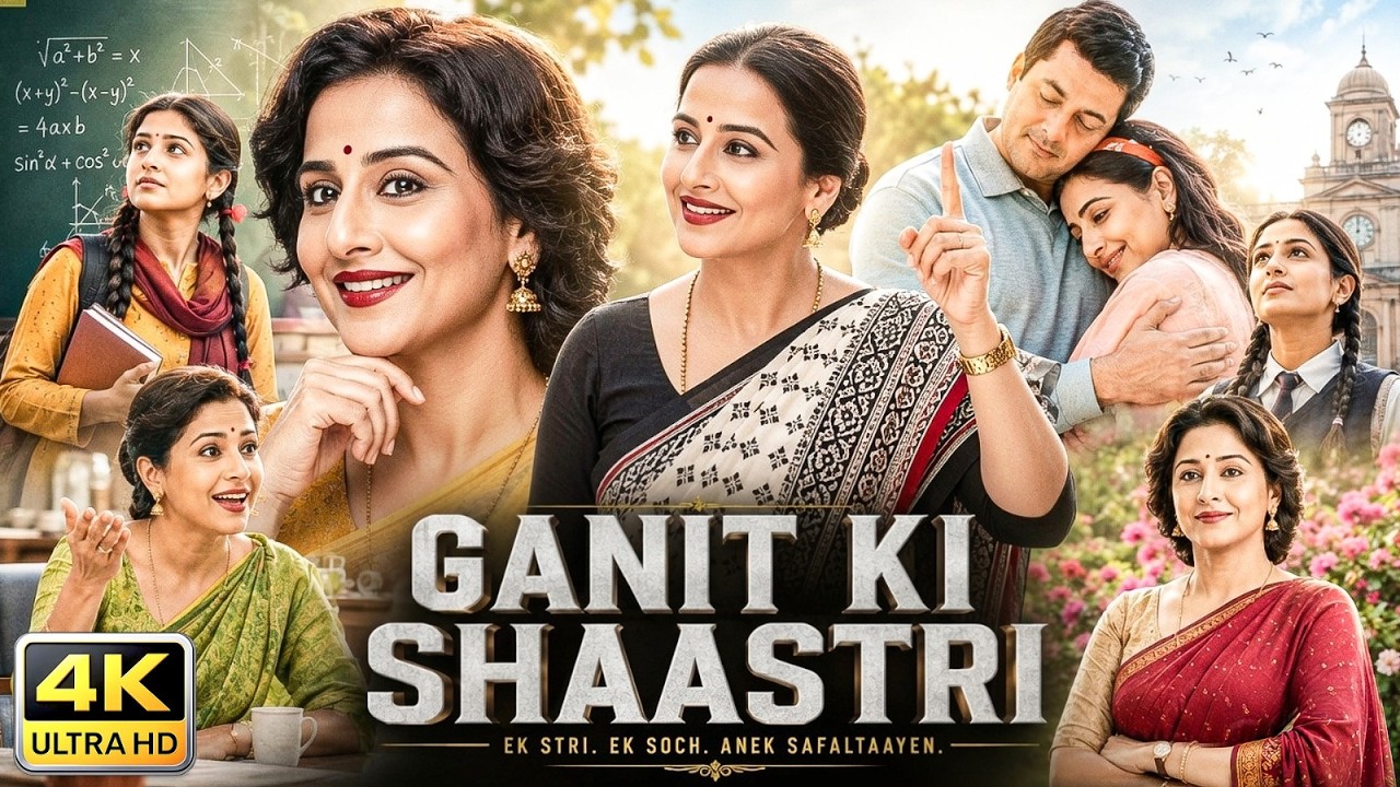 Ganit Ki Shaastri | Vidya Balan New Blockbuster Emotional Drama Bollywood Movie in Hindi | HD Movie