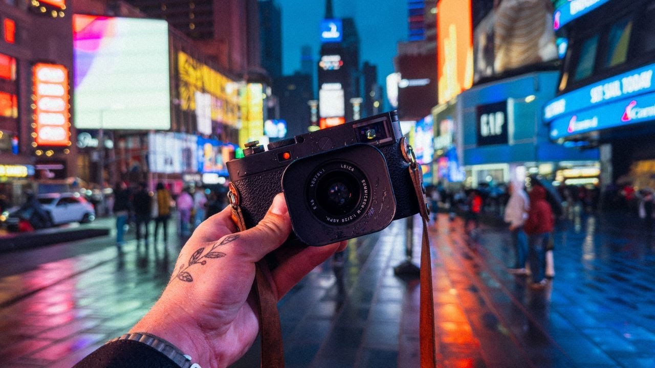 How is the Leica M11 in the RAIN? NYC Times Square!