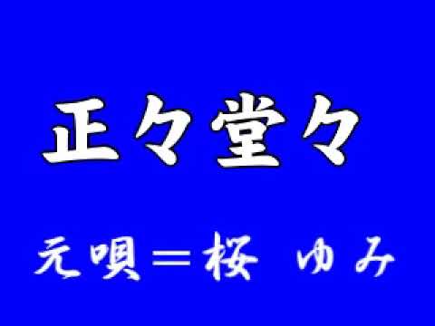 『正々堂々』