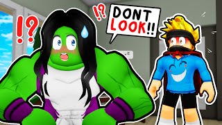 My CRUSH Was Secretly SHE-HULK in Roblox BROOKHAVEN RP!!