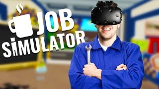 Job Simulator Gameplay - VR Car Mechanic! - Let's Play Job Simulator VR HTC Vive