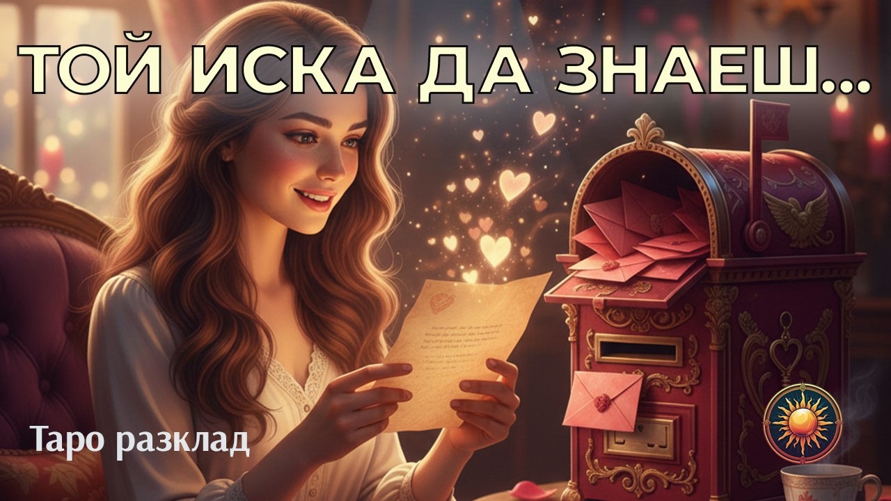 ТВОЯТА ВАЛЕНТИНКА: Какво иска да ти каже той точно сега?✨🌹