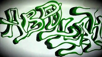 Abdullah | Name Art | Stylish Letters | 3D Alphabets | Beautiful Calligraphy