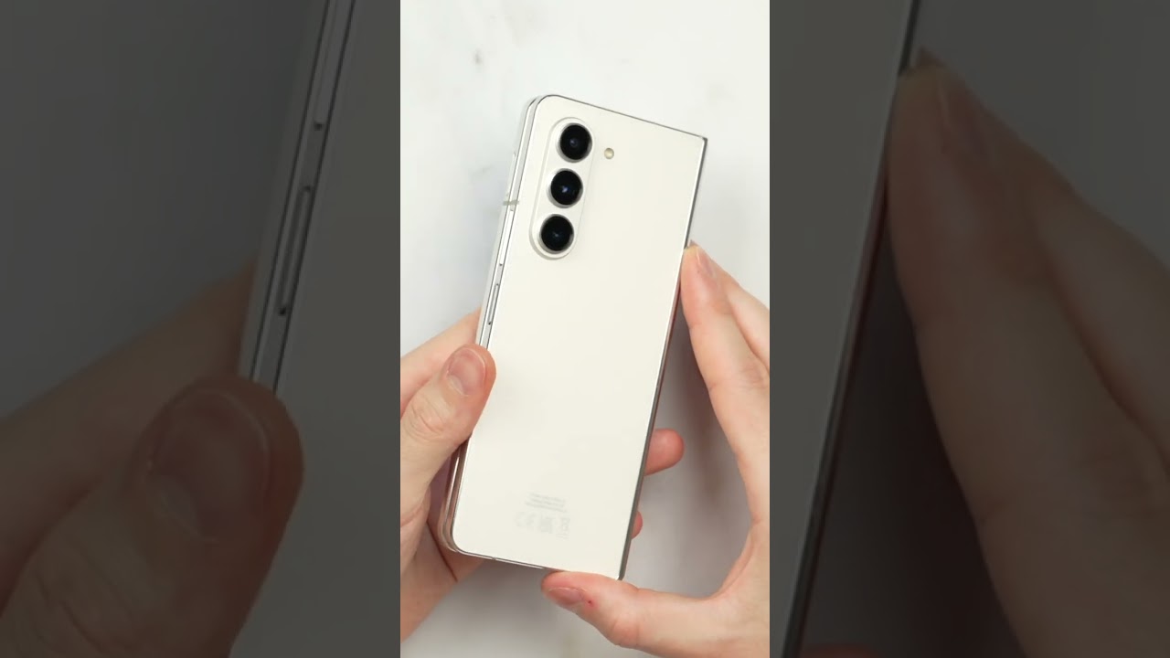 Samsung Galaxy Z Fold 5 Unboxing - Cream - YouTube