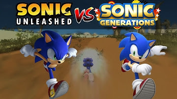 Sonic Unleashed VS Generations Mods (Comparesen Video)