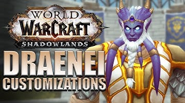 NEW Draenei Customization Options | Shadowlands Alpha