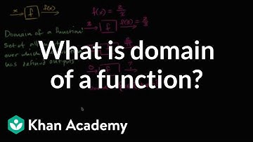 What is the domain of a function? | Functions | Algebra I | Khan Academy