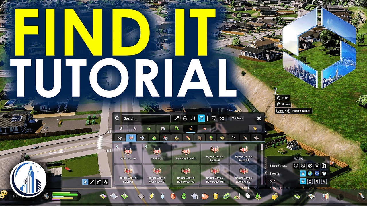 How To Use Find It Mod In Cities Skylines 2 - YouTube