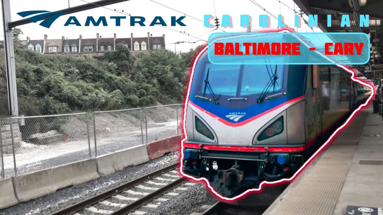 Train Trip: Amtrak Carolinian Baltimore to Cary (BAL-CYN)