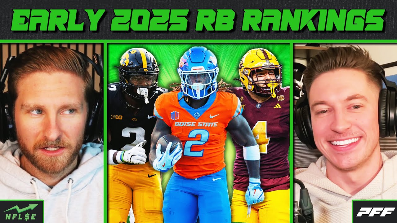 Early RB Rankings for 2025 NFL Draft | NFL Stock Exchange - YouTube