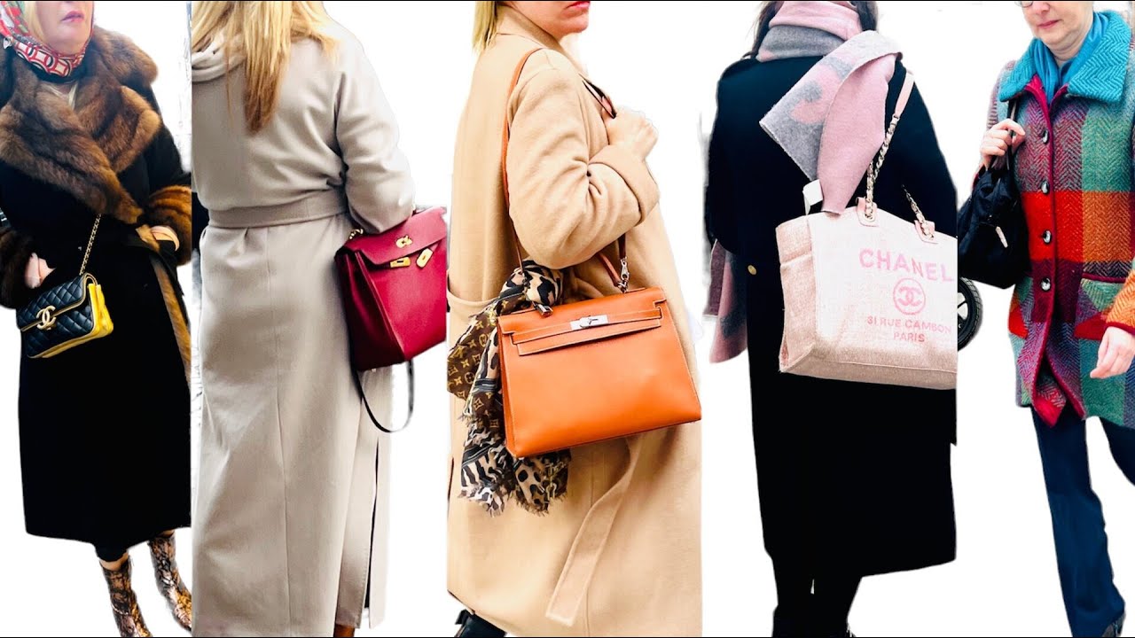 What are rich people wearing around Paris? Winter/ParisStreet Style/street fashion/Hermés ,Chanel