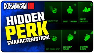 6+ Hidden Perk & Vest Characteristics in Modern Warfare III!