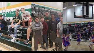 (Higher Res Available) GMS News Sports Live Basketball 6th vs. Beech Grove