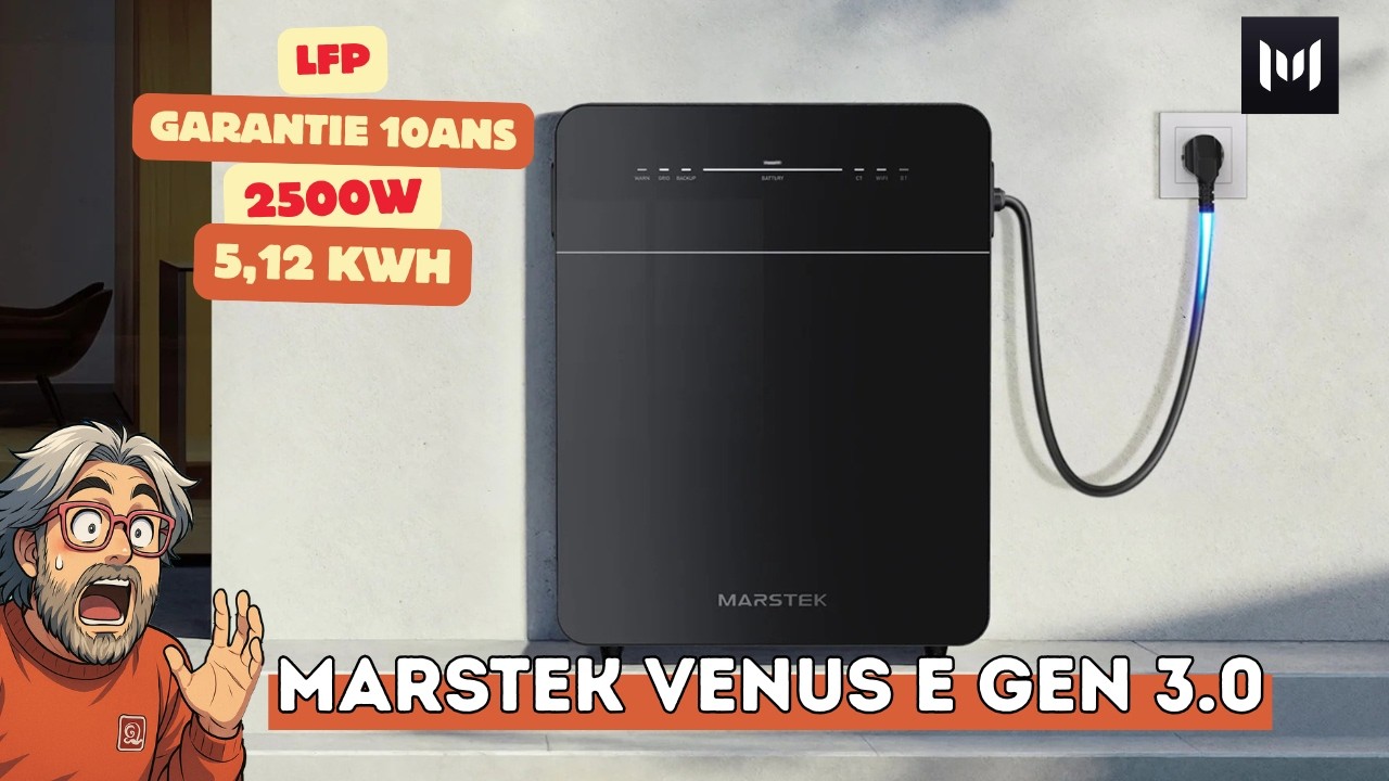 Marstek Venus E Gen3 - Consomme 100 % de ta production solaire !  #batteries