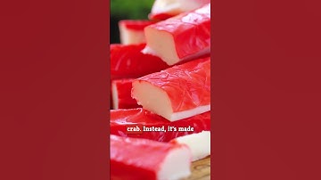 What Imitation Crab Meat Is Actually Made Of May Surprise You #shorts