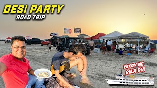 America: shaded Garmi me Beach per Desi Party kar li  | Maza Aagya