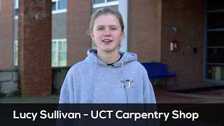 UCT Student Spotlight: Lucy Sullivan, Carpentry Shop