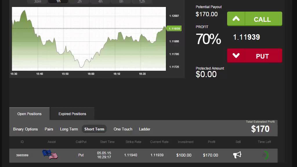 Making $170.00 in 60 seconds with Daily Binary Profits (DBPv7)