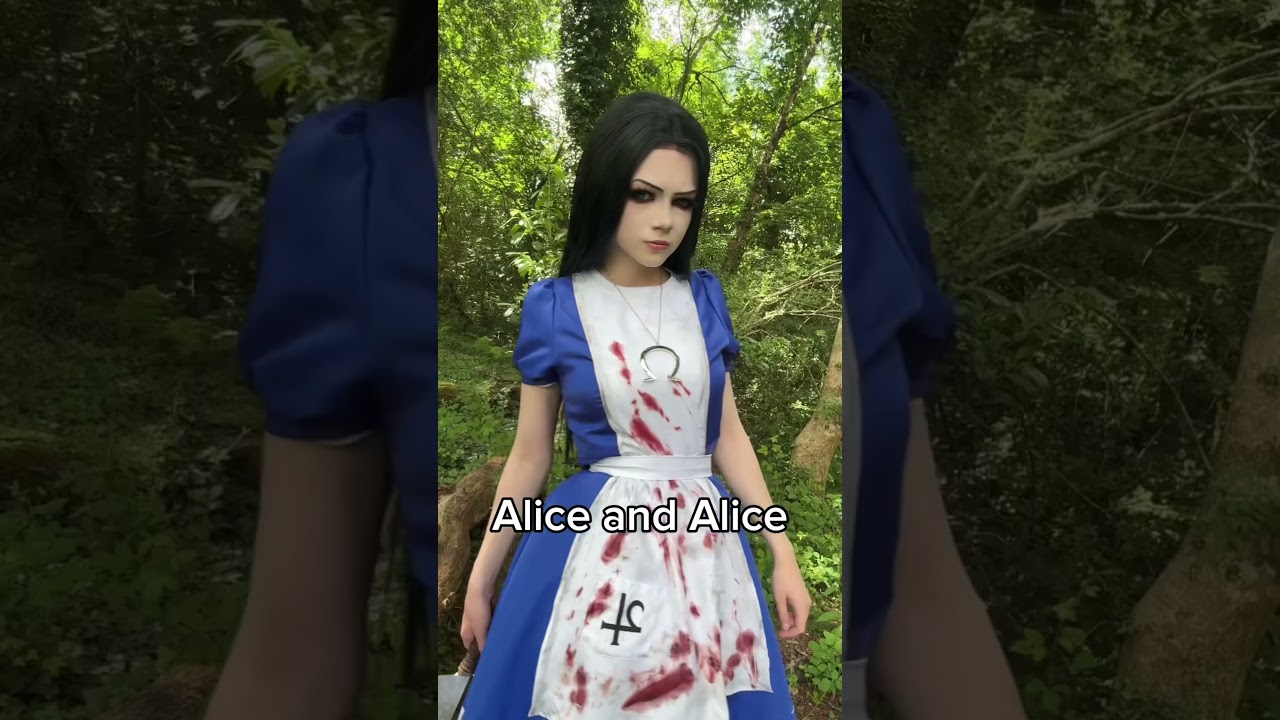 the duality of Alice!! #alice #aliceinwonderland #alicemadnessreturns #cosplay