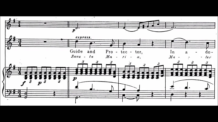 Francisco Santiago - Ave Maria (audio + sheet music)