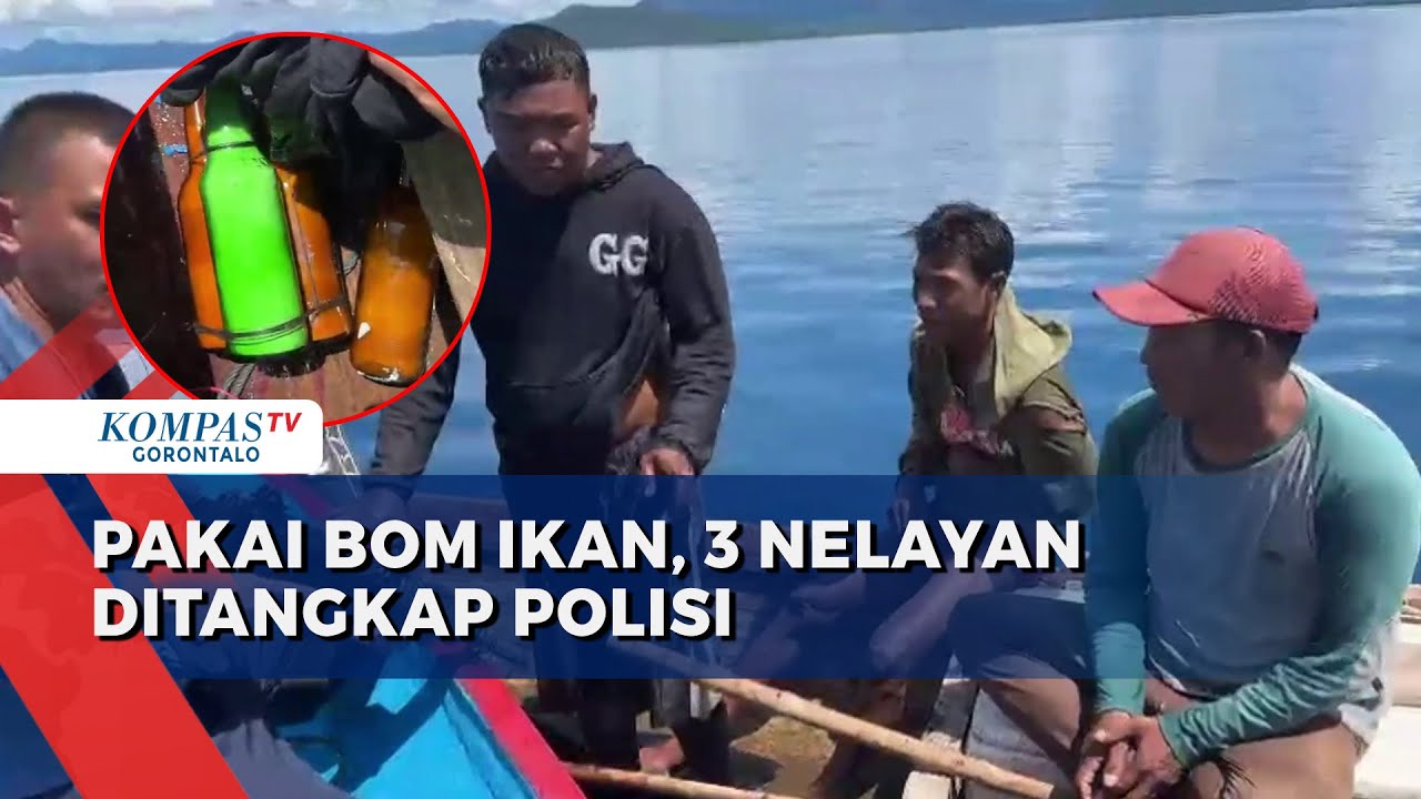 Polisi Tangkap Tiga Nelayan Pelaku Bom Ikan di Gorontalo