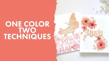 Is a Monochromatic Technique the SECRET to Stunning Cards?