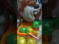 ⚠️Beware of snoring Mad Dog don't try to steal he's Italian Choco Pralines truffles #asmr #ytshort