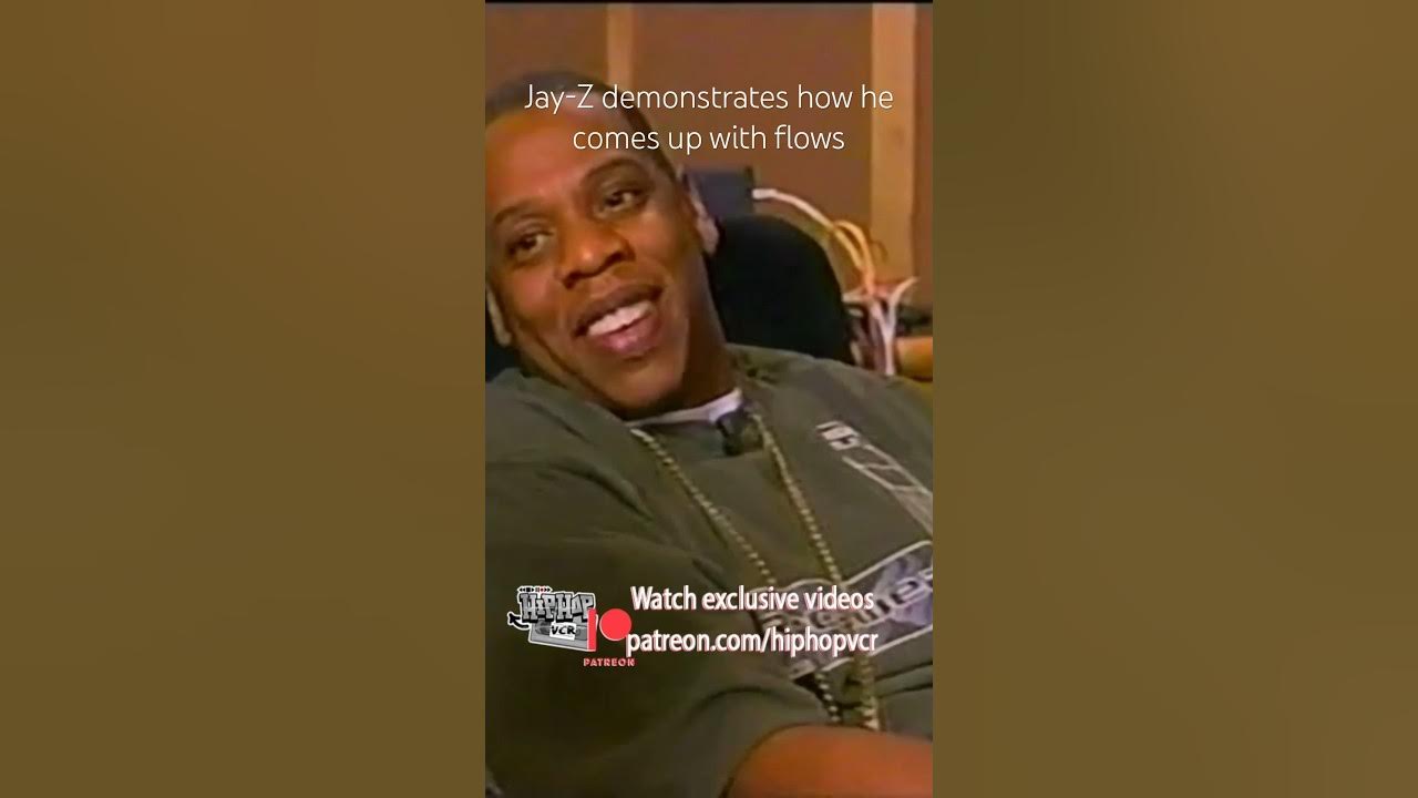 Jay-Z demonstrates how he comes up with flows #JayZ #rocafella  #rocafellarecords #hiphopvcr #hiphop - YouTube