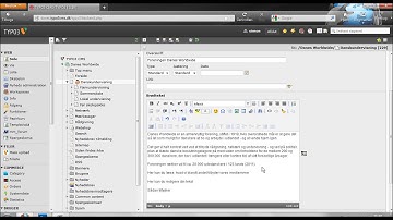 4. TYPO3 Video -  Sideredigering og indsætning af link