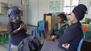 Zoleka Mandela visits WATCH project, Cape Town