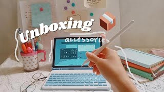 📦 UNBOXING accessories for Samsung Galaxy Tab A7 ✨ screenshot 1