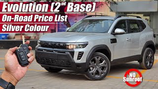 Renault Duster 2Nd Base Evolution Silver Colour With On Road Price List