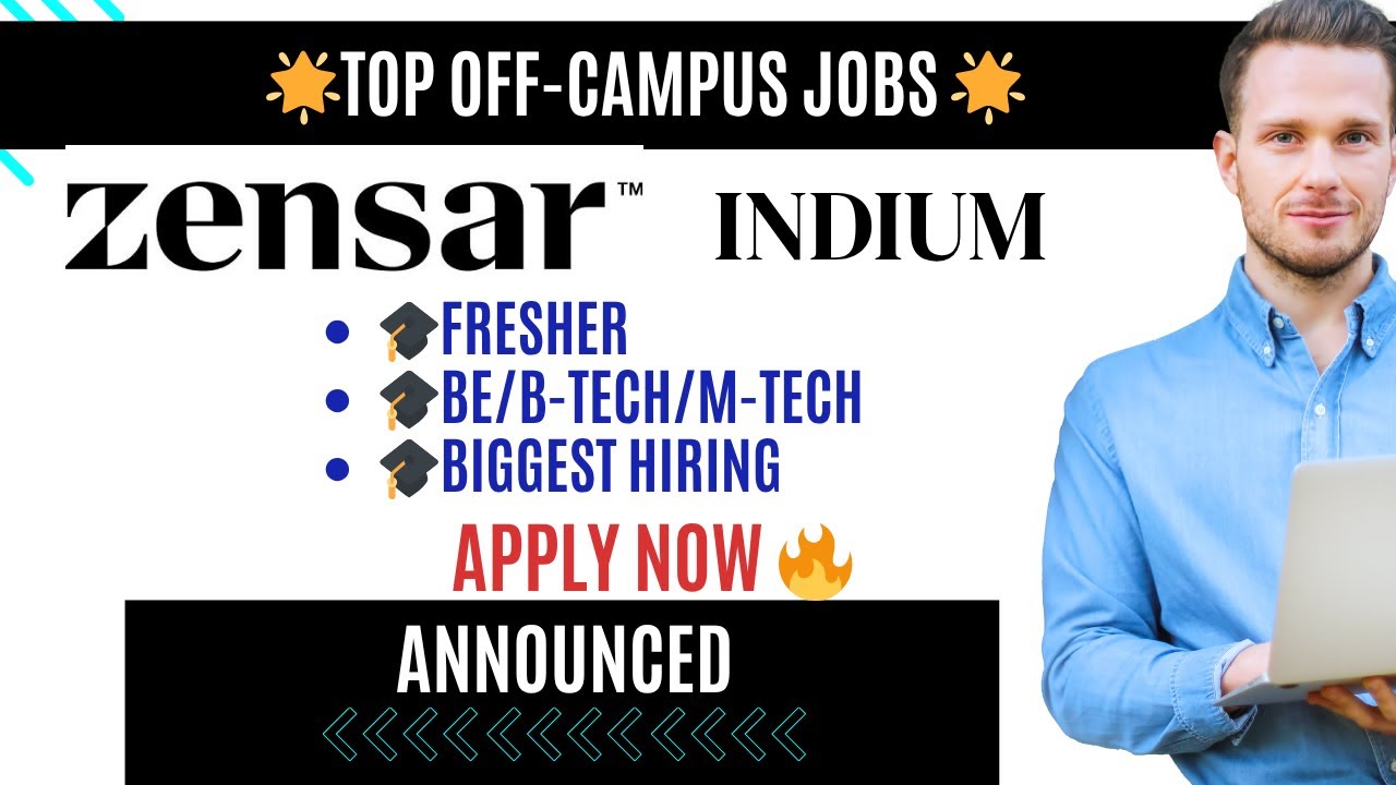 🚀 Zensar & Indium Hiring Freshers | Gen AI, Annotation & Prompt ...