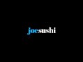 Joesushi logo reveal blue