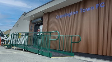 Modular Ramp Installation - Cramlington Town Football Club