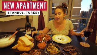 Moving To Istanbul | First Time Cooking Turkish Food | Full Time Travel Vlog 14