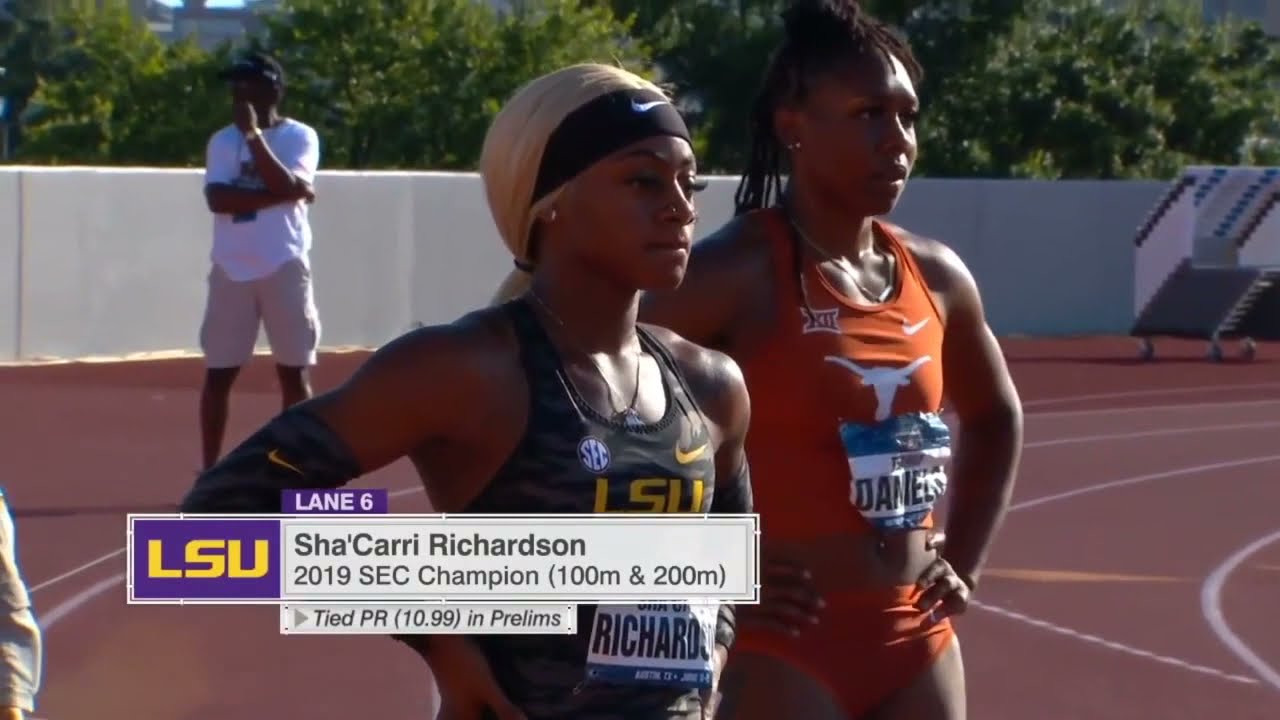 W 100m - Sha'Carri Richardson - 10.75 - Austin (USA) - 2019 - World Junior U20 Record