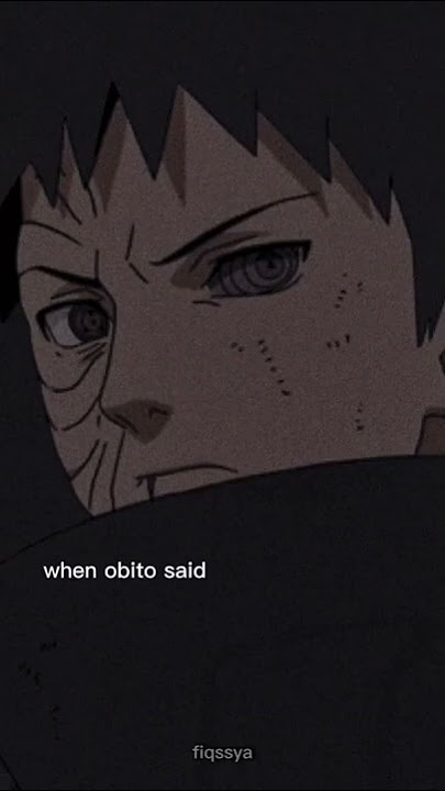 kata kata obito uchia