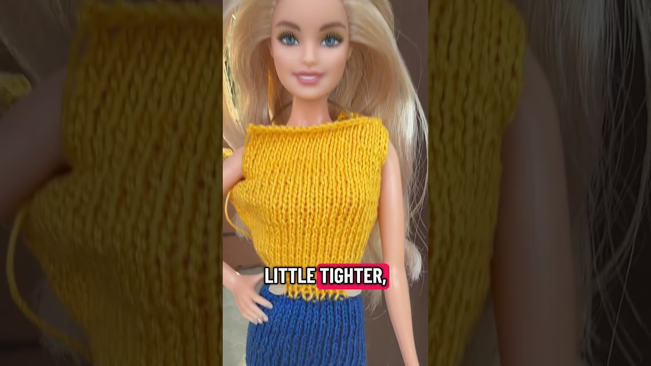 My take on Barbie Knit Hit fashion. 