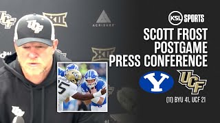 UCF Coach Scott Frost Reacts To 41-21 Loss At No. 11 BYU