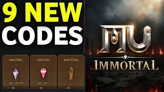 MU Immortal Gift Codes 2026 | MU Immortal Codes 