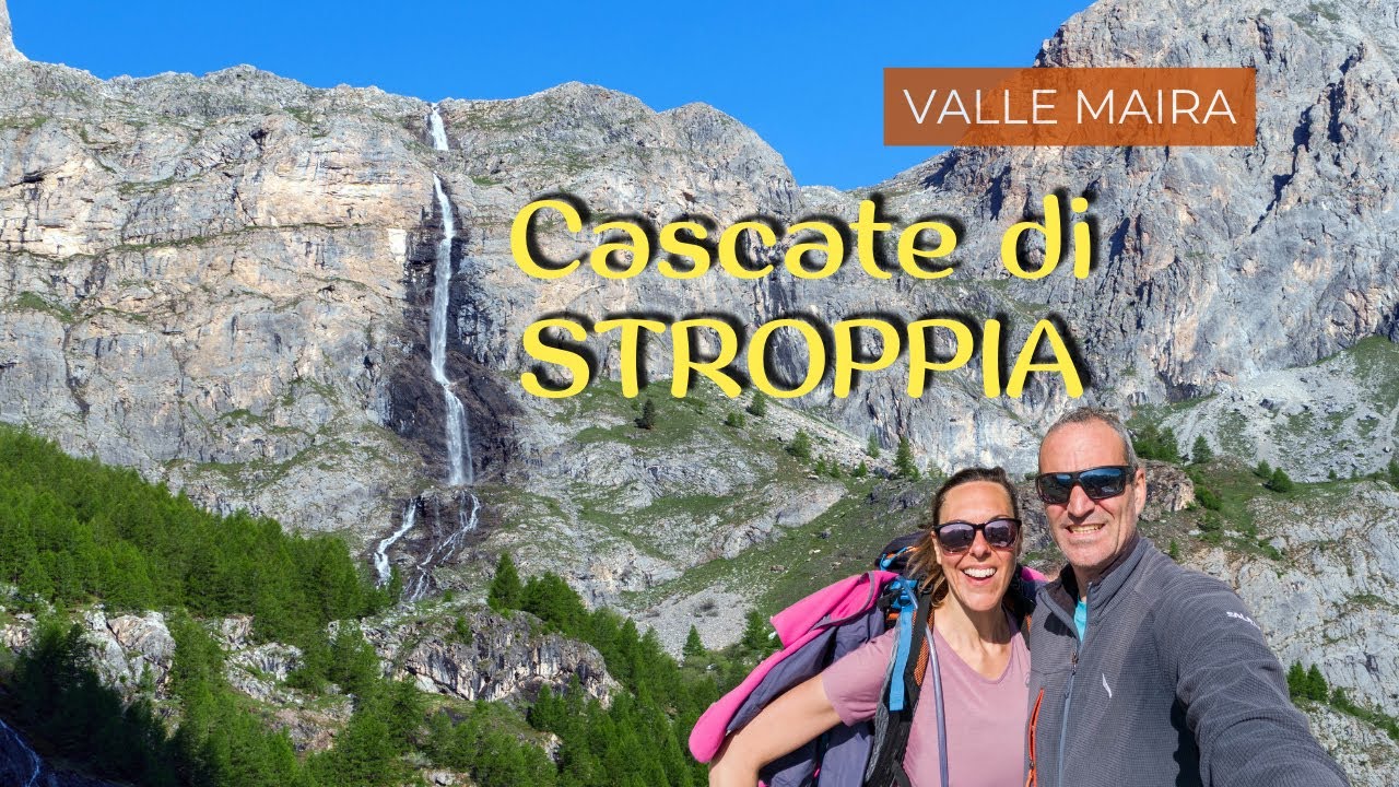 CASCATE di Stroppia e Lago NIERA | Le cascate PIU’ ALTE d’Italia | Rifugio Stroppia | Val MAIRA (CN)