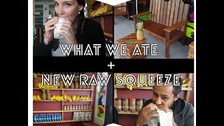 WHAT WE EAT VEGAN | #7 + NEW RAW SQUEEZE TOUR!
