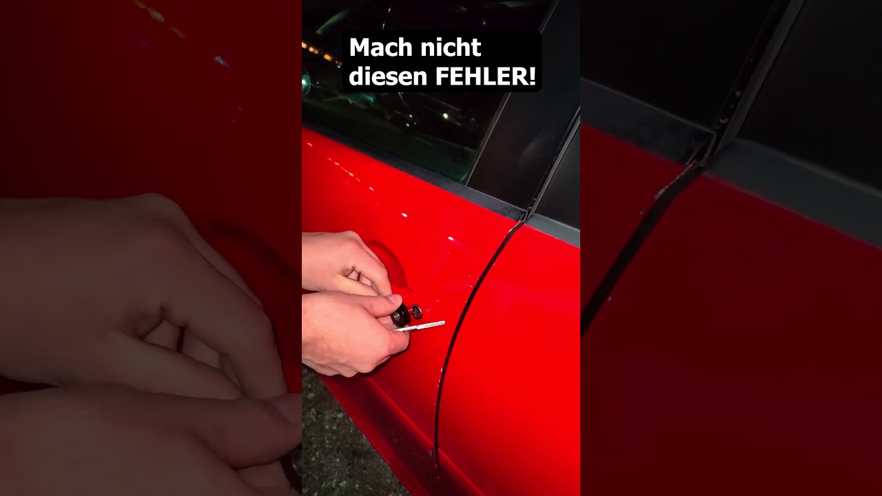VW Golf Lockpicking - lockpicking deutsch / lockpicking für anfänger