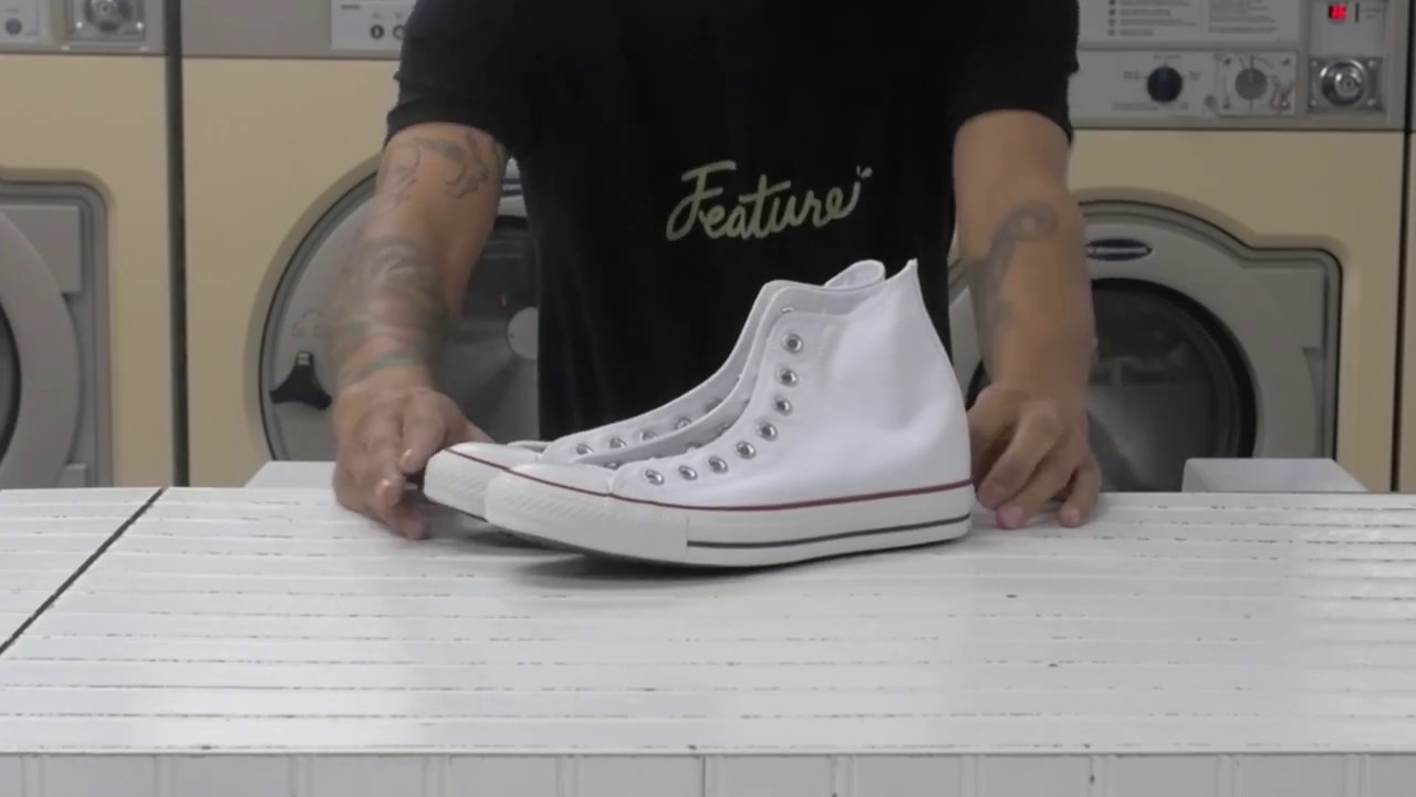 FEATURE TV | Converse Chuck Taylor Cleaning Process - YouTube