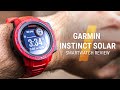 GARMIN Instinct Solar Review 2020 // A watch that charges itself!