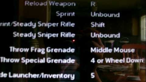 COD4 CONTROLS LIST