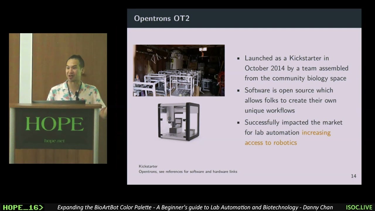 HOPE_16 (2025): Расширение цветовой палитры BioArtBot — руководство для начинающих по автоматизац...